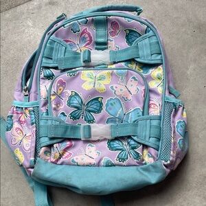 Pottery Barn Kids Butterfly Backpack - Teal & Lavender